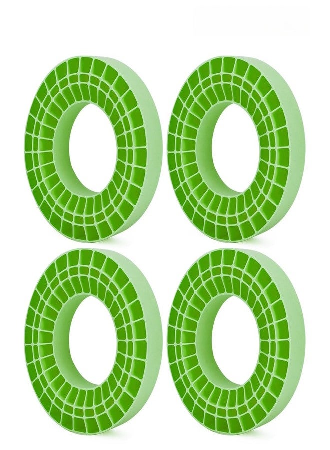RCJUMPANT 2.2 tire Inserts,4PCS 2.2" Tires Silicone Rubber Insert Foam Waterproof for 132-134mm (5.25" OD) 2.2" Tires (Green) - Image 1